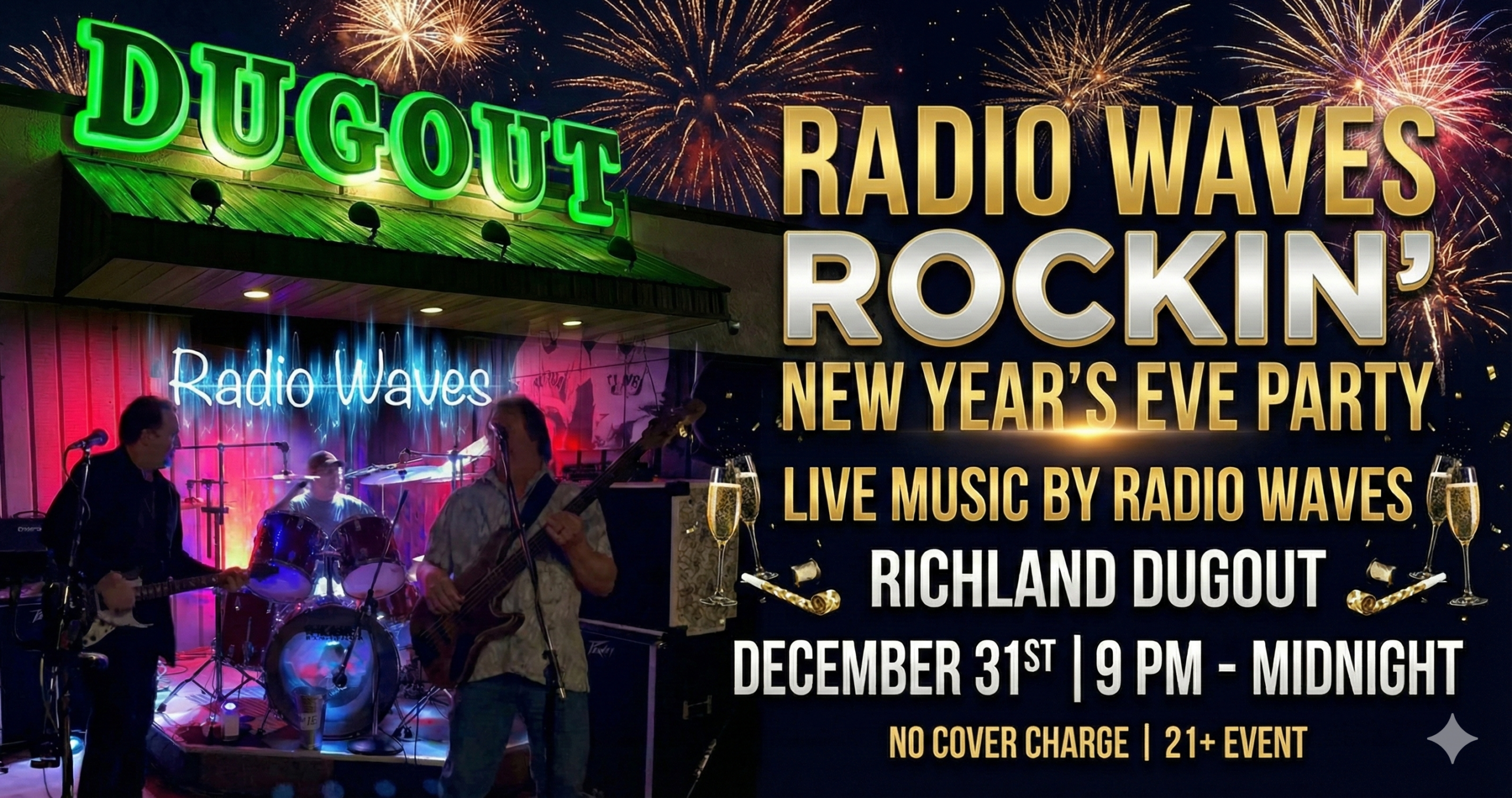 Radio Waves NYE Live at Richland