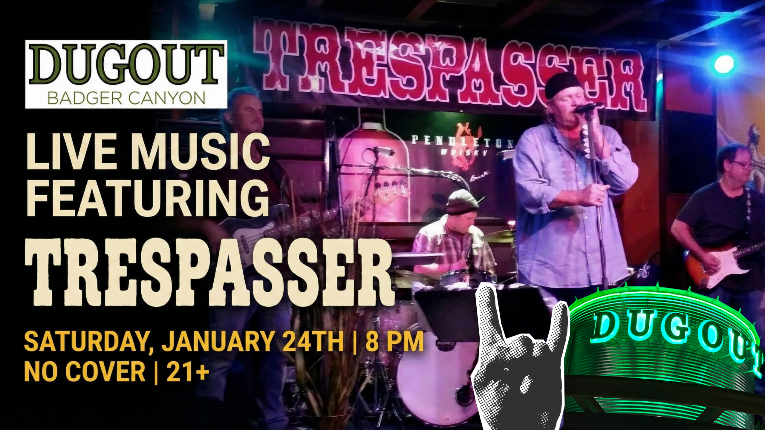 Trespasser Live at Badger