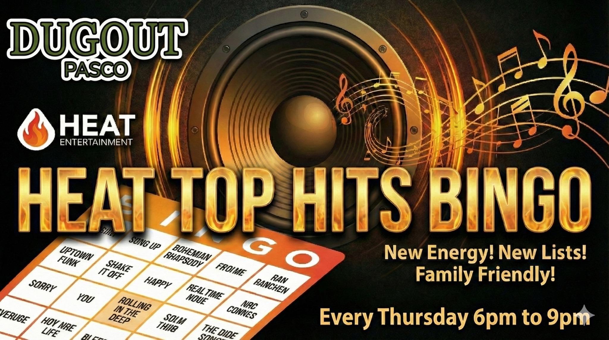 Music Bingo at Pasco