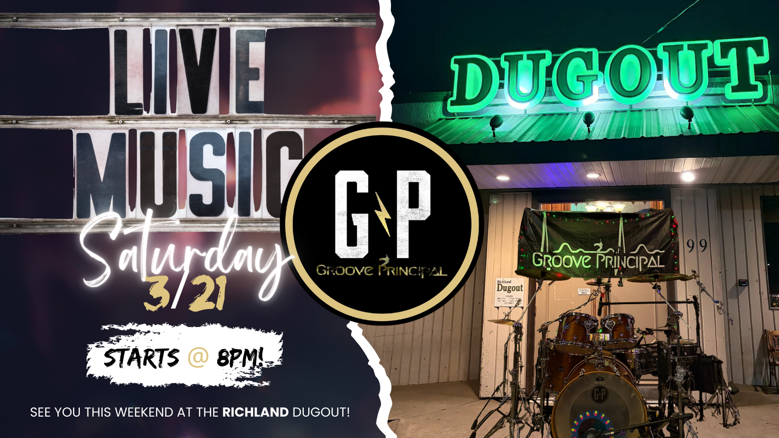 Groove Principal Live at Richland Dugout