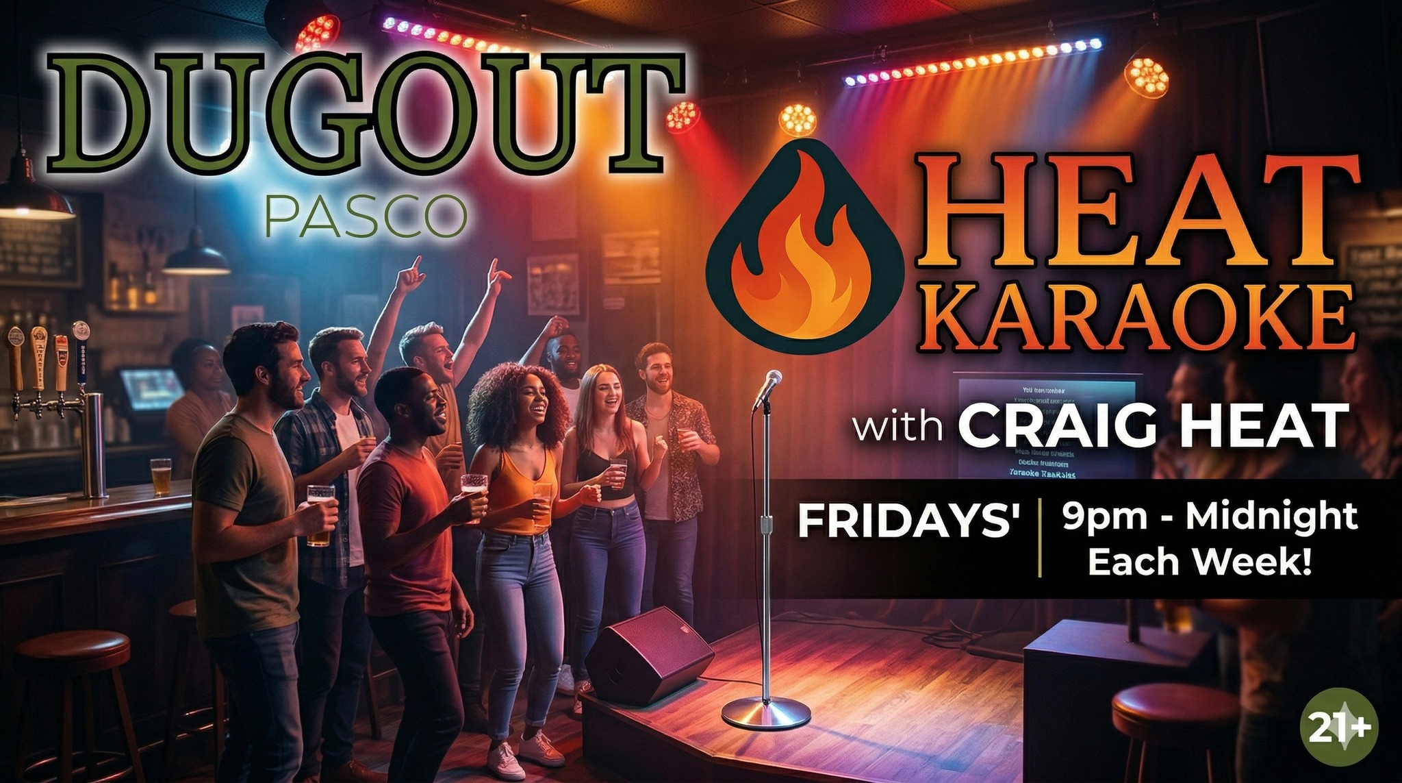 FriPascoKaraoke Friday Night Karaoke @ Pasco Dugout