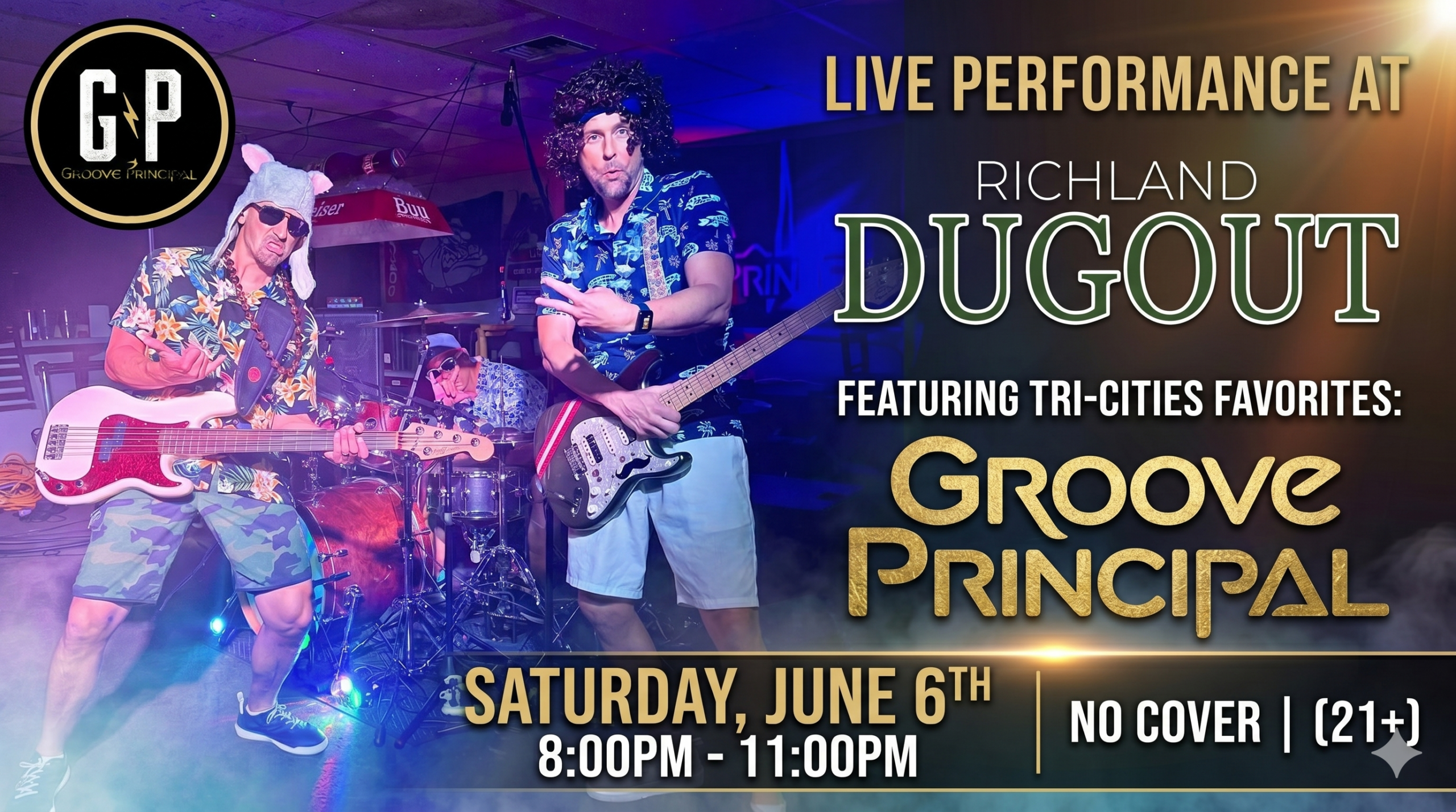 Groove Principal LIVE at Richland Dugout! ⚡️ - The Dugout Bar